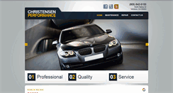 Desktop Screenshot of christensenperformance.com